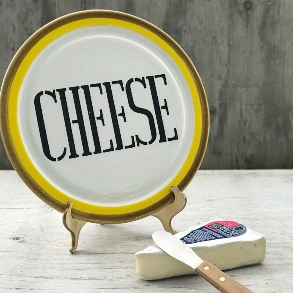 VTG Italian cheese plate‎ ceramic mid-century Baldelli